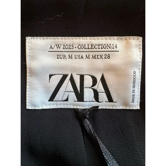 Zara Limited Edition Textured Cropped Jacket, NWT, M - Picture 8 of 16